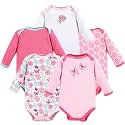 Luvable Friends Baby Unisex Long Sleeve Bodysuits