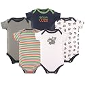 Luvable Friends Baby Unisex Long Sleeve Bodysuits