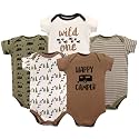 Luvable Friends Baby Unisex Long Sleeve Bodysuits