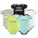 Luvable Friends Baby Unisex Long Sleeve Bodysuits