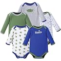 Luvable Friends Baby Unisex Long Sleeve Bodysuits