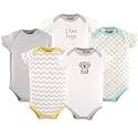 Luvable Friends Baby Unisex Long Sleeve Bodysuits