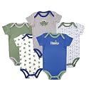 Luvable Friends Unisex Baby Cotton Bodysuits