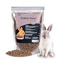 Premium Rabbit Food | Highly Nutritional Dry Rabbit Food | Feed Pellets | All Life Stages | 1 kg Pack | Natural, Balanced Diet with Vitamins, Minerals &amp; Fiber