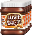 LuvIt Choco Spread with Almond | Smooth & Delicious | 90% More Protein | (1240 g, Pack of 4)