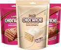 LuvIt Chocwich & Chocwich White Home Delights Wafer Chocolates | Crunchy & Delicious | Homepack | Gift Combo Bar Gift Pack (3 x 187 g)