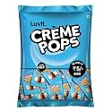 LuvIt. Crème Pops | Choco & Vanilla Coated Pops With Crunchy Biscuit Centre | Munchies, Baking & Cake Decoration | Pack of 1-396g