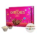 LuvIt. Goodies - Assorted Treats Chocolate Gift Pack With 2 Beautiful Rakhi | Raksha Bhandan Gift Set For Brother | Gift pack - Pack of 2-164.7g Each