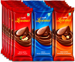 LuvIt Luscious Milk Chocolates Bar Combo