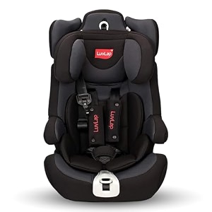 luvlap active isofix car seat for baby amp kids from 9 months to 12 years upto 36 kgs grey amp black