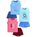 LuvLap Baby Boys 100 Cotton Sleeveless Boys