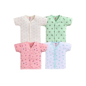 luvlap baby boys amp baby girls regular fit 100 cotton half sleeve jhabla pack of 4