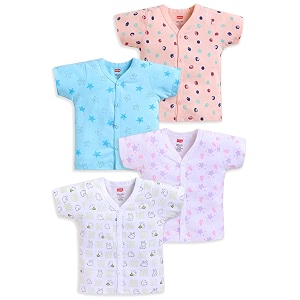 luvlap baby boys amp baby girls regular fit 100 cotton half sleeve jhabla pack of 4