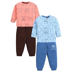 LuvLap Baby-Boys Baby and Toddler T-Shirt Set