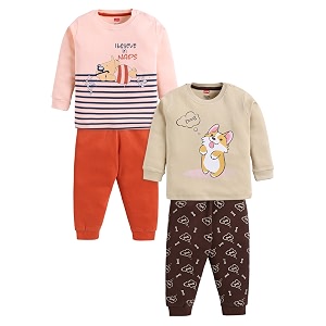 LuvLap Baby-Boys Baby and Toddler T-Shirt Set