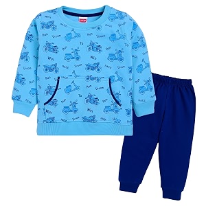 LuvLap Baby Boys Full Sleeve Hooded Sweatshirt