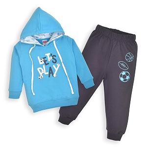 LuvLap Baby Boys Full Sleeve Hooded Sweatshirt
