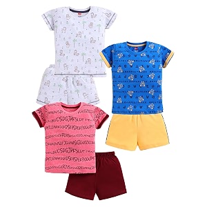 LuvLap Baby Boys Regular Fit 100 Cotton