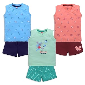 LuvLap Baby Boys Regular Fit 100 Cotton