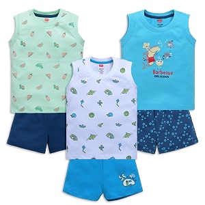 LuvLap Baby Boys Regular Fit 100 Cotton