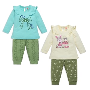 LuvLap Baby Girls 100 Cotton Full Sleeve