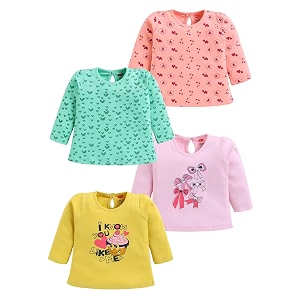 LuvLap Baby Girls 100 Cotton Full Sleeve