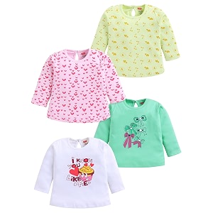LuvLap Baby Girls 100 Cotton Full Sleeve