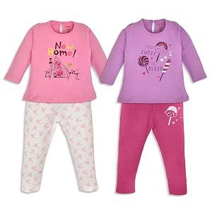 LuvLap Baby Girls 100 Cotton Full Sleeve