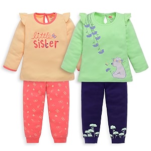 LuvLap Baby Girls 100 Cotton Full Sleeve