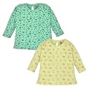 LuvLap Baby Girls 100% Cotton Full Sleeve Girls Top, Pack of 2