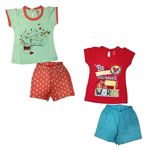 LuvLap Baby Girls Regular Fit 100 Cotton
