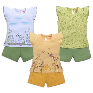 LuvLap Baby Girls Regular Fit 100 Cotton