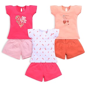 LuvLap Baby Girls Regular Fit 100 Cotton