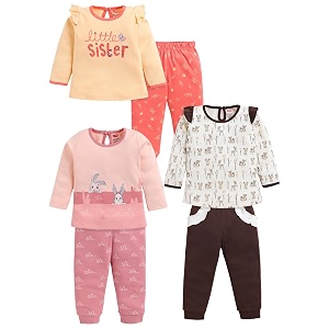 LuvLap Baby Girls Regular Fit 100 Cotton