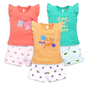 LuvLap Baby Girls Regular Fit 100 Cotton