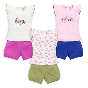LuvLap Baby Girls Regular Fit 100 Cotton