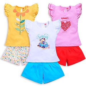 LuvLap Baby Girls Regular Fit 100 Cotton