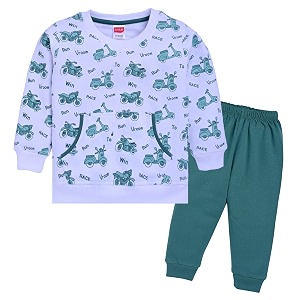 LuvLap Baby Boys Full Sleeve Hooded Sweatshirt