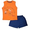 LuvLap Boys Sleeveless T-Shirt amp Shorts Set