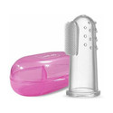 LuvLap Finger Toothbrush With Case Extra Soft