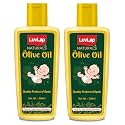 LuvLap Naturals Baby Body Massage Olive Oil, Spanish Premium Olive Oil, Enhances Bone &amp; Muscle Strength (200 ml)(Pack of 2)