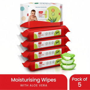 luvlap paraben free wipes for baby with aloe vera 72 wipespack with lid