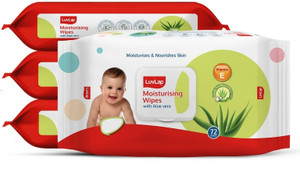 LuvLap Paraben Free wipes for baby with