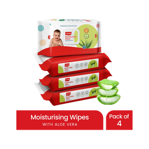 luvlap paraben free wipes for baby with aloe vera 72 wipespack with lid