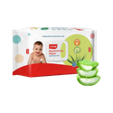 LuvLap Paraben Free wipes for baby with Aloe Vera, 72 wipes/pack with Lid