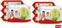 LuvLap Paraben Free wipes for baby with Aloe Vera, with Lid (Pack of 8) (576 Wipes)