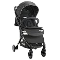 LuvLap Spark Stroller/Pram, Easy Folding with Stand Alone, for Newborn Baby/Kids, 0-3 Years (Black)