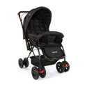 LuvLap Starshine Stroller/Pram, Easy Fold for Newborn Baby/Kids, 0-3 Years, Stroller (3, Black)
