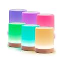 LuvLink Friendship Lamp v2.0 - Long Distance WiFi Touch Lamps for Couples, Friends & Family | Stay Connected from Anywhere – Easy App Setup – No Subscription (Set of Six)