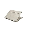 LUVYANSH Writing Table top Small Size 12 * 16 inch 10 mm Thick Adjustable Wooden Drawing Board, Light Beech Color